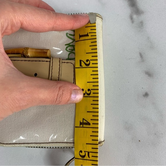 ROXY Mini Zip Around Wallet Coin Purse Canvas Embroidered 90s Surfer Girl Chic - Picture 3 of 10